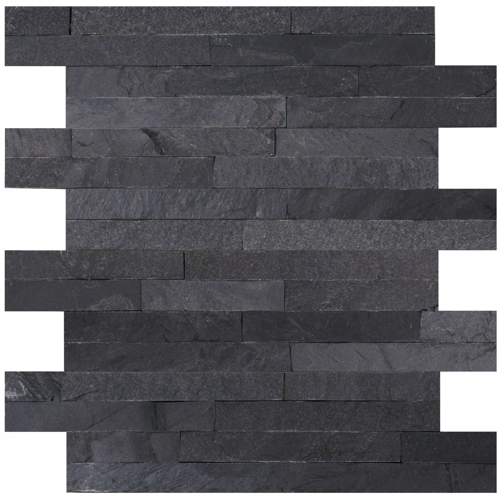 Black Slate Cladding Panels - Riven