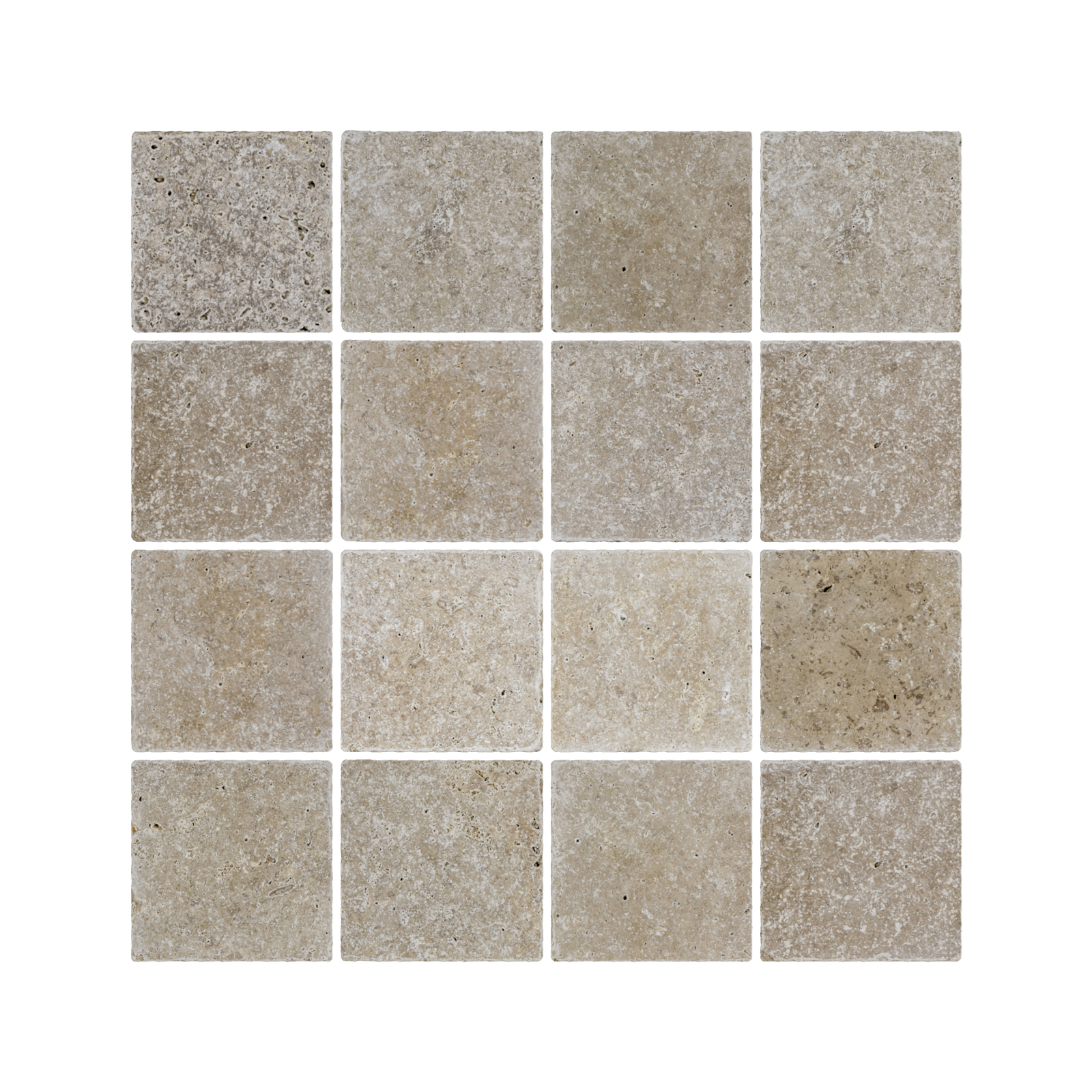 Noce Travertine - Tumbled - Unfilled