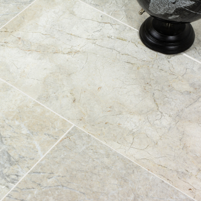 Cream Silver Marble - Honed