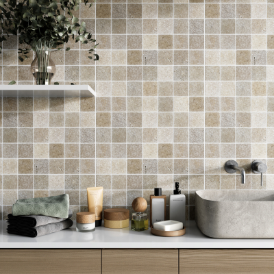 Noce Travertine - Tumbled - Unfilled